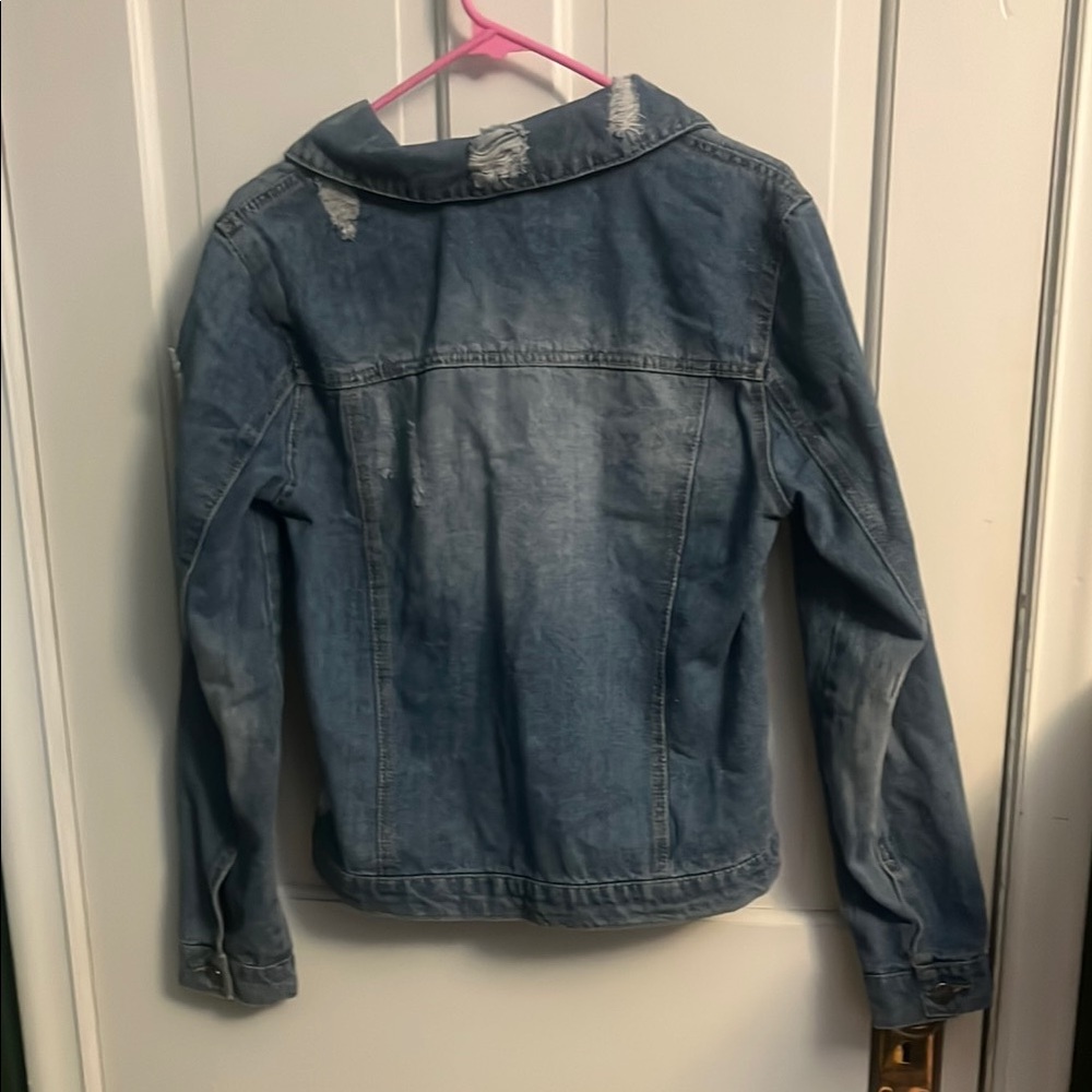 Distressed Denim Jacket - Picture 3 of 3